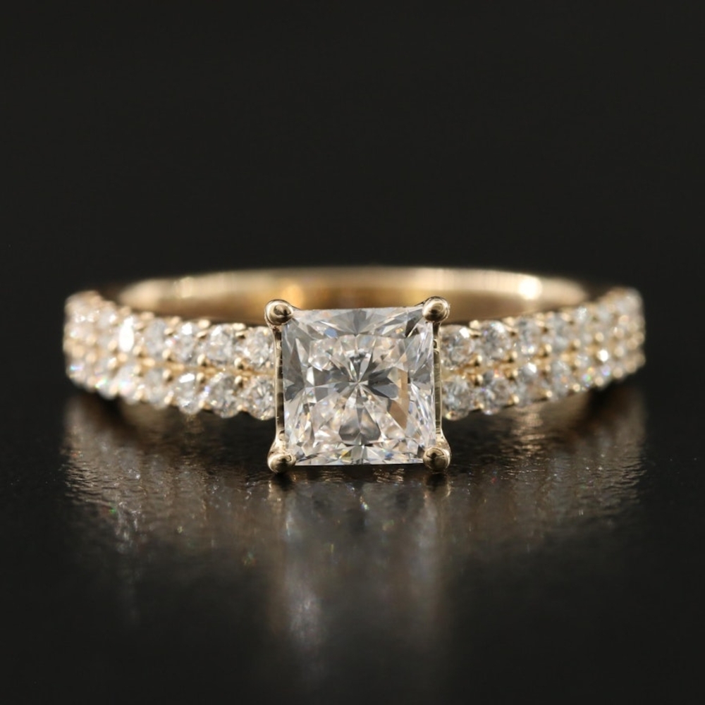 Vera Wang 14K 1.56 CTW Lab Grown Diamond Ring